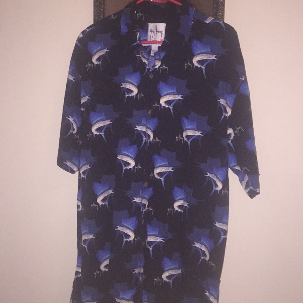 Guy Harvey XL Swordfish All-Over Print